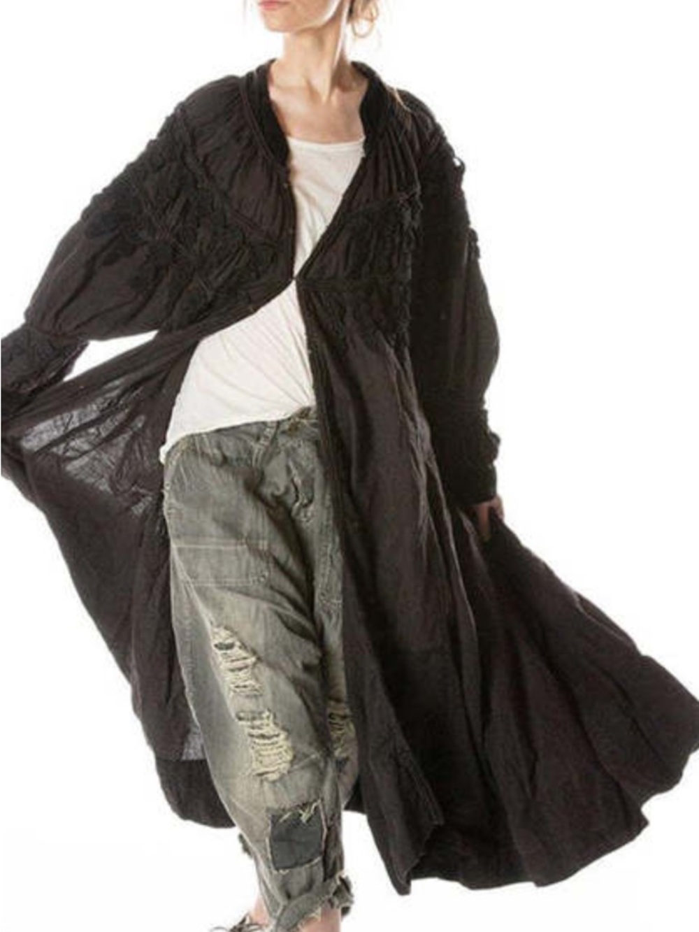 Magnolia Pearl Albertine Opera Coat in Midnight - NWT